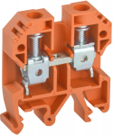 Клемма винтовая КВИ-10мм2 оранжевая IEK (50/300)