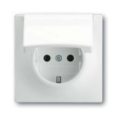 Розетка SCHUKO 16А 250В с крышкой, серия impuls, цвет альпийский белый Розетка SCHUKO 16А 250В с крышкой, серия impuls, цвет альпийский белый