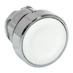 Исполнительный механизм кнопки XB4 белый плоский возвратный без фиксации, без подсветки IP65 EKF