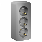 Розетка 3гн с З/К шторки о/у алюминий изол.пласт. 16А IP20 Blanca Schneider Electric Розетка 3гн с З/К шторки о/у алюминий изол.пласт. 16А IP20 Blanca Schneider Electric