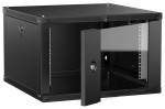 ITK LINEA W Шкаф 6U 600х600мм дверь стекло черный 2.0 ITK LINEA W Шкаф 6U 600х600мм дверь стекло черный 2.0