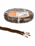 Ретро провод "Эко" 3х2,5 витой ГОСТ коричневый (10м) TDM Ретро провод "Эко" 3х2,5 витой ГОСТ коричневый (10м) TDM