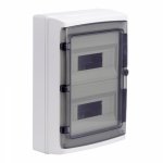 Корпус распред. шкафа 1двер. пластик серый 314мм 420мм 133мм с монтажной платой IP65 DKC