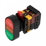 Кнопка APBB-22 «Пуск-Стоп» овальная 230 В NO+NC REXANT Кнопка APBB-22 «Пуск-Стоп» овальная 230 В NO+NC REXANT