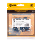 Наконечник кабельный кольцевой изолированный НКИ 2.5–4 (30 шт) (КВТ)