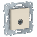 Розетка 1гн ТВ оконечная с/у крем механизм Unica NEW Schneider Electric (1/4) Розетка 1гн ТВ оконечная с/у крем механизм Unica NEW Schneider Electric (1/4)