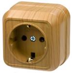 Розетка 1гн с З/К о/у дуб 16А IP20 Siva Ustu Makel (1/10/100) Розетка 1гн с З/К о/у дуб 16А IP20 Siva Ustu Makel (1/10/100)
