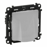 Вывод кабеля с/у алюминий с лицевой панелью механизм Valena LIFE Legrand (1/5) Вывод кабеля с/у алюминий с лицевой панелью механизм Valena LIFE Legrand (1/5)