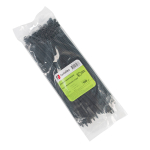 Хомут кабельный (стяжка) 250ммx4.8мм с внутр. зубчатым зацеплением пластик черный макс.d охвата65мм Fortisflex