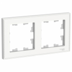 Рамка 2гн прозрачный белый AtlasDesign ART Systeme Electric (1/10) Рамка 2гн прозрачный белый AtlasDesign ART Systeme Electric (1/10)