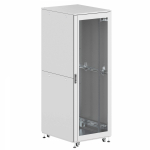 Шкаф напольный разобранный 19 IT-CQE-N 42U 600x800мм, крыша с вырубкой, дверь стекло и сплошная металл, двойные боковые панели, серый RAL7035 Шкаф напольный разобранный 19 IT-CQE-N 42U 600x800мм, крыша с вырубкой, дверь стекло и сплошная металл, двойные боковые панели, серый RAL7035