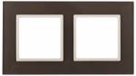 Рамка 2гн стекло мокко/крем 14-5102-31 Elegance ЭРА Рамка 2гн стекло мокко/крем 14-5102-31 Elegance ЭРА