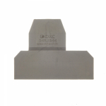 Торцевой изолятор, защелкивающ-ся 2.5мм цвет серый DKC (ДКС) Nuputuk