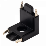 Шинопровод MTR16 CV-BL Коннектор черный V-обр. Jazzway