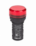 Лампа коммутационная ADDS D22 LED красный 12В AC/DC ЛK-22 IP55