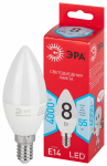 Лампа светодиод 8Вт свеча Е14 4000К 640Лм матовая RED LINE B35-8W-840-E14 ЭРА (1/10/100) Лампа светодиод 8Вт свеча Е14 4000К 640Лм матовая RED LINE B35-8W-840-E14 ЭРА (1/10/100)