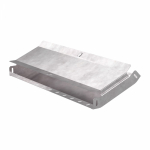 Угол д/листового кабель.лотка 45° вертикально ниспадающий без соединит. разъема сталь светло-серый ПРОМРУКАВ