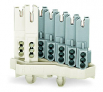 Розетка 7-пол. 1,00 mm белые 267-167