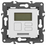 Терморегулятор ЭРА Elegance 14-4111-01М универс.230В-Imax16А, белый матовый