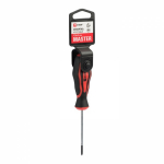 Отвертка Pozidriv PZ0х75мм Master EKF (1/12/240) Отвертка Pozidriv PZ0х75мм Master EKF (1/12/240)