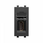 Накладка/вставка для настен. кабель-канала пластик черный DKC