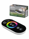 Контроллер для светодиодных лент и модулей RGB-RF-12В-18А-216Вт-IP20, 3 канала, сенсорный пульт, TDM Контроллер для светодиодных лент и модулей RGB-RF-12В-18А-216Вт-IP20, 3 канала, сенсорный пульт, TDM