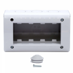 Модульная настен. коробка для эл/устан. изделий VIVA, IP40,4мод. ДКС Модульная настен. коробка для эл/устан. изделий VIVA, IP40,4мод. ДКС