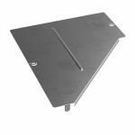 Крышка переходника левого Стандарт INOX (AISI 304) 500х200 Промрукав Крышка переходника левого Стандарт INOX (AISI 304) 500х200 Промрукав