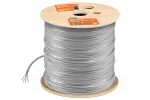 Кабель витая пара F/UTP Cat 6 4х2х23AWG (305м) solid, ПВХ, серый TDM Кабель витая пара F/UTP Cat 6 4х2х23AWG (305м) solid, ПВХ, серый TDM