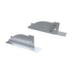 Заглушка для ALM-ARC-SIDE серая правая с отверстием Заглушка для ALM-ARC-SIDE серая правая с отверстием