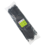 Хомут кабельный (стяжка) 400ммx7.5мм с внутр. зубчатым зацеплением пластик черный макс.d охвата105мм Fortisflex Хомут кабельный (стяжка) 400ммx7.5мм с внутр. зубчатым зацеплением пластик черный макс.d охвата105мм Fortisflex