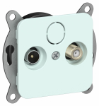 FLITE Роз. 2-я TV+SAT экр. оконечная РТВс-2-1-1-ФлХЛ х/л IEK