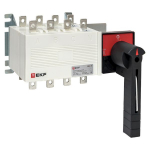 Рубильник-переключатель 100A 4P c рукояткой управления для прямой установки PowerSwitch EKF Рубильник-переключатель 100A 4P c рукояткой управления для прямой установки PowerSwitch EKF