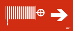 Этикетка самокл. 330х140мм "Пож. кран/стр. направо" IEK