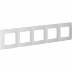 Рамка 5гн белый Etika Legrand (1/10) Рамка 5гн белый Etika Legrand (1/10)