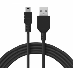 USB кабель miniUSB длиный штекер 1м черный Rexant (1/1/500)