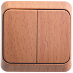 Выключатель 2кл с подсв о/у бук IP20 Этюд Systeme Electric (1/25/200) Выключатель 2кл с подсв о/у бук IP20 Этюд Systeme Electric (1/25/200)