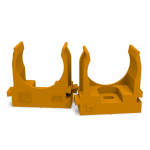 клипса для монтажного пистолета оранжевая д25 (100шт/700шт уп/кор) Промрукав клипса для монтажного пистолета оранжевая д25 (100шт/700шт уп/кор) Промрукав