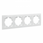 Рамка 4гн белая Валенсия EKF PROxima