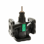 Клапан регулирующий 3-ход смес фланц PN16 DN32 15м³/ч -20…+130°С