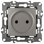 Розетка ЭРА Серия 12 12-2105-16 , 2P, 16А-250В, титан Розетка ЭРА Серия 12 12-2105-16 , 2P, 16А-250В, титан