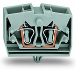 Клеммная колодка 32мм 1x4 0.08-2.5мм² 24А 800В термопласт серый Wago Клеммная колодка 32мм 1x4 0.08-2.5мм² 24А 800В термопласт серый Wago