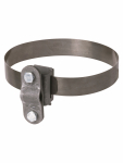 Держатель хомут Ø10-100 мм, для прута Ø6-10 мм, стальной зажим термодиффузия TDM
