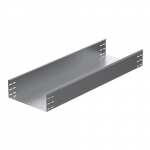 Универсальный лоток неперфорированный 400х150х3000, толщ. 1,0 мм, Сендзимир цинк