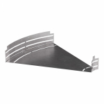 Угол д/листового кабель.лотка регулируемый горизонтальн. без соединит. разъема сталь светло-серый ПРОМРУКАВ Угол д/листового кабель.лотка регулируемый горизонтальн. без соединит. разъема сталь светло-серый ПРОМРУКАВ