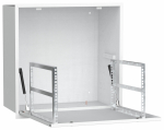 ITK LINEA R Шкаф встр. потол. 6U 600х600мм дв. мет. белый