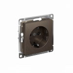 ATLASDESIGN РОЗЕТКА с заземлением со шторками, 16А, механизм, МОККО