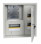 Щит учетно-распр. ЩУРв-1/15 490х490х145 встр. окно с зам. металл 36 IP31 IEK (1) СНЯТО