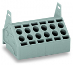 Клемма печатной платы 2 уровня, 2 соединителя, 320В 10А 4кВ сечение1.500мм² олово крепл. проводника, соединение с пружинным зажимом IP20 Wago