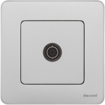 Розетка 1гн ТВ звезда с/у алюминий механизм INSPIRIA Legrand  (1/10/100)